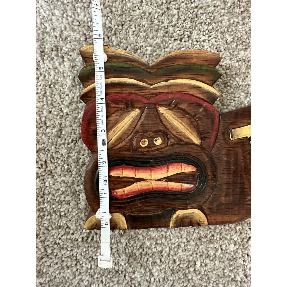 Sign TIKI BAR Hand Carved Hand Painted Perfect For Your Luaua Or‎ Party!